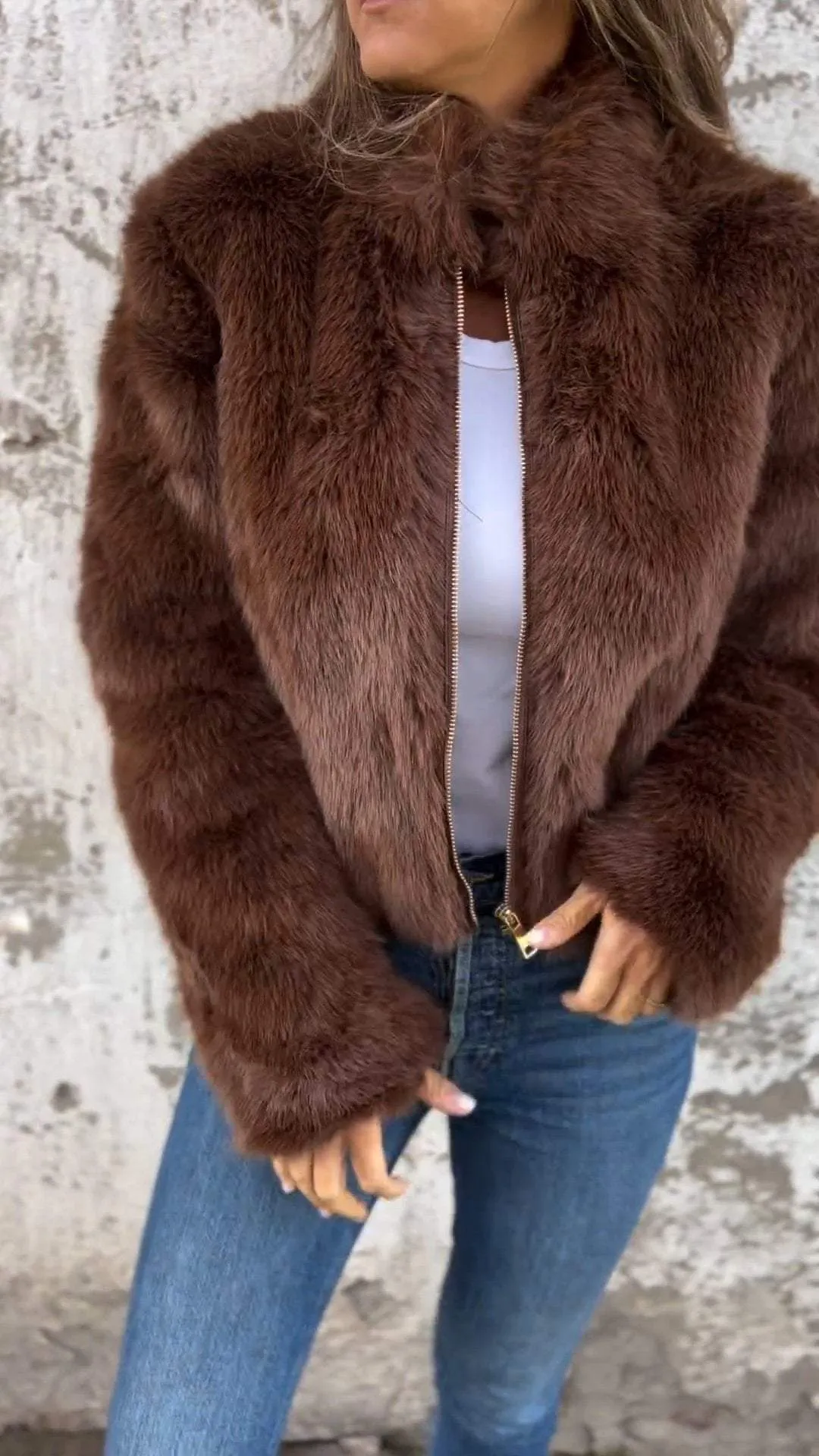 Maggs | Faux Fur Warm Coat