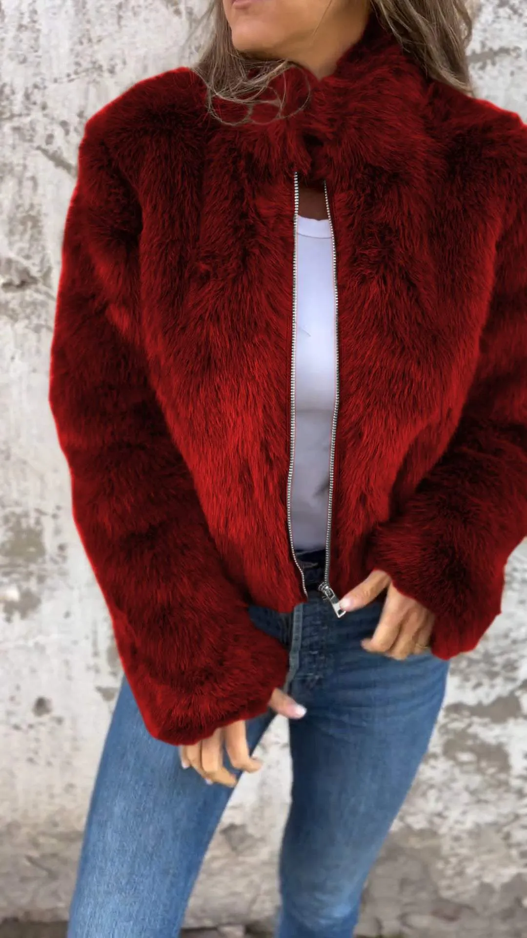 Maggs | Faux Fur Warm Coat
