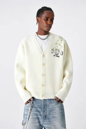 MEDM EMBROIDERY CARDIGAN