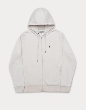 Men Pullover Fleece Hoodie Cream