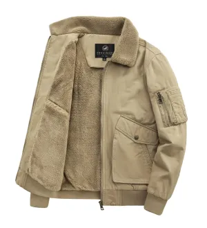 Men's Casual Waterproof Winter Jacket with Zipper and Pocket | Ideal for Autumn/Winter