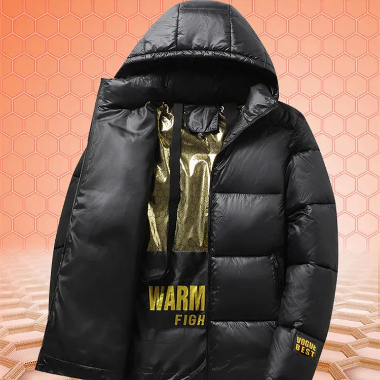 Men's Fashion Cotton-padded Jacket Graphene Coat Top