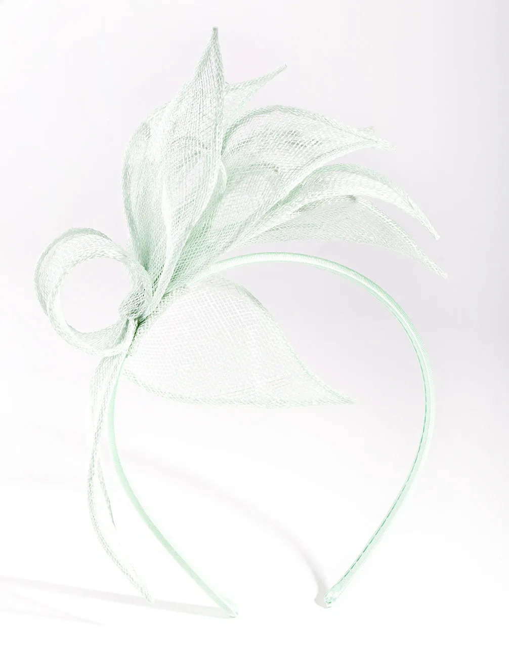 Mint Flower Leaf Headband