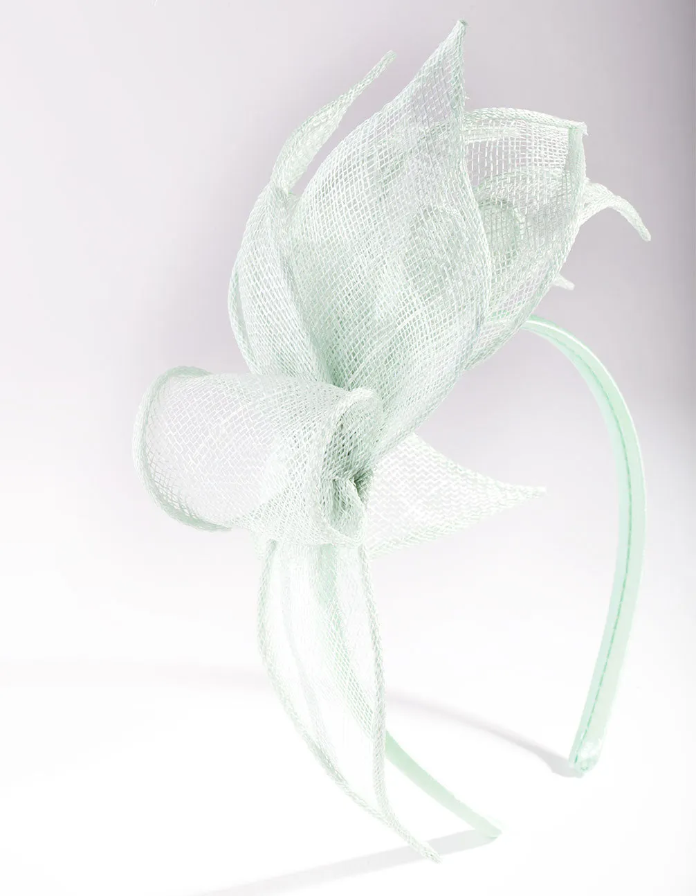Mint Flower Leaf Headband