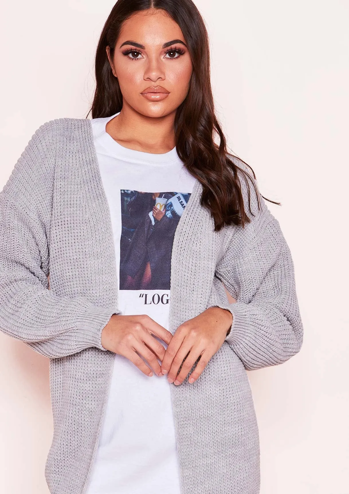 Miriam Grey Knit Cardigan