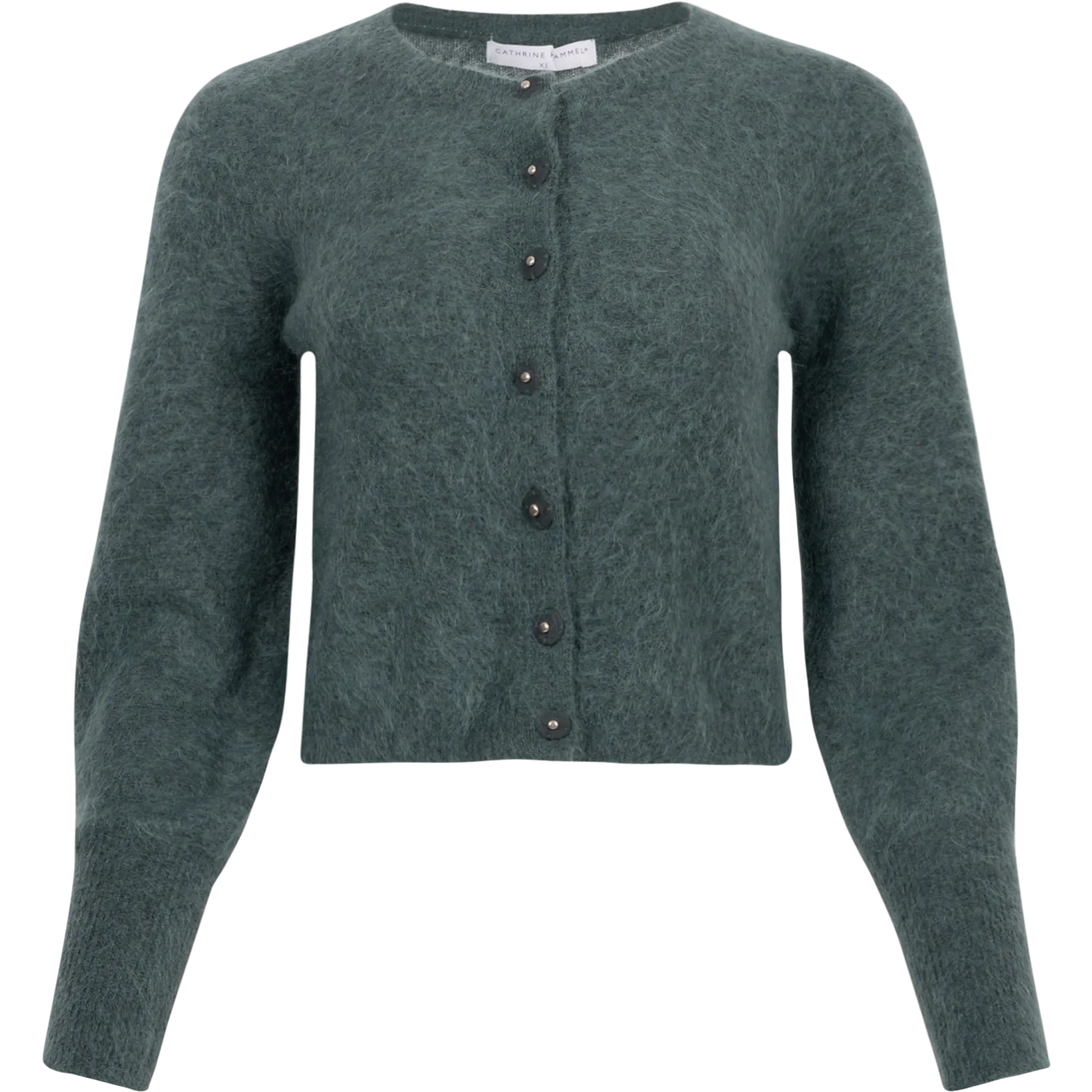 Mohair Petit Cardigan - Seaweed