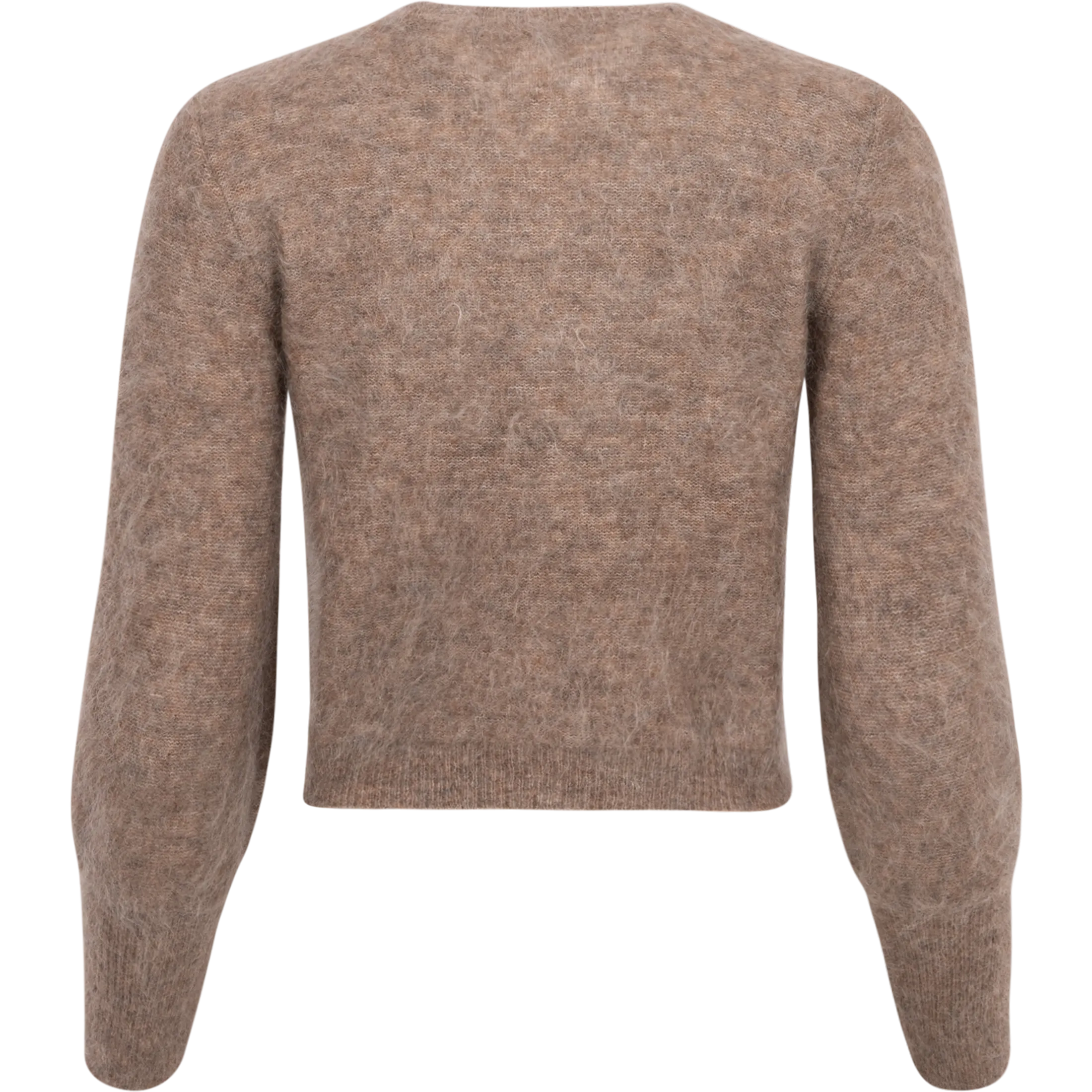 Mohair Petit Cardigan - Taupe