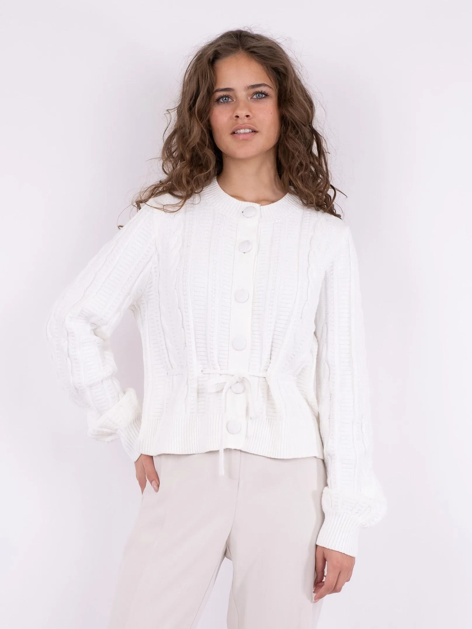 Molina Knit Cardigan - Off White