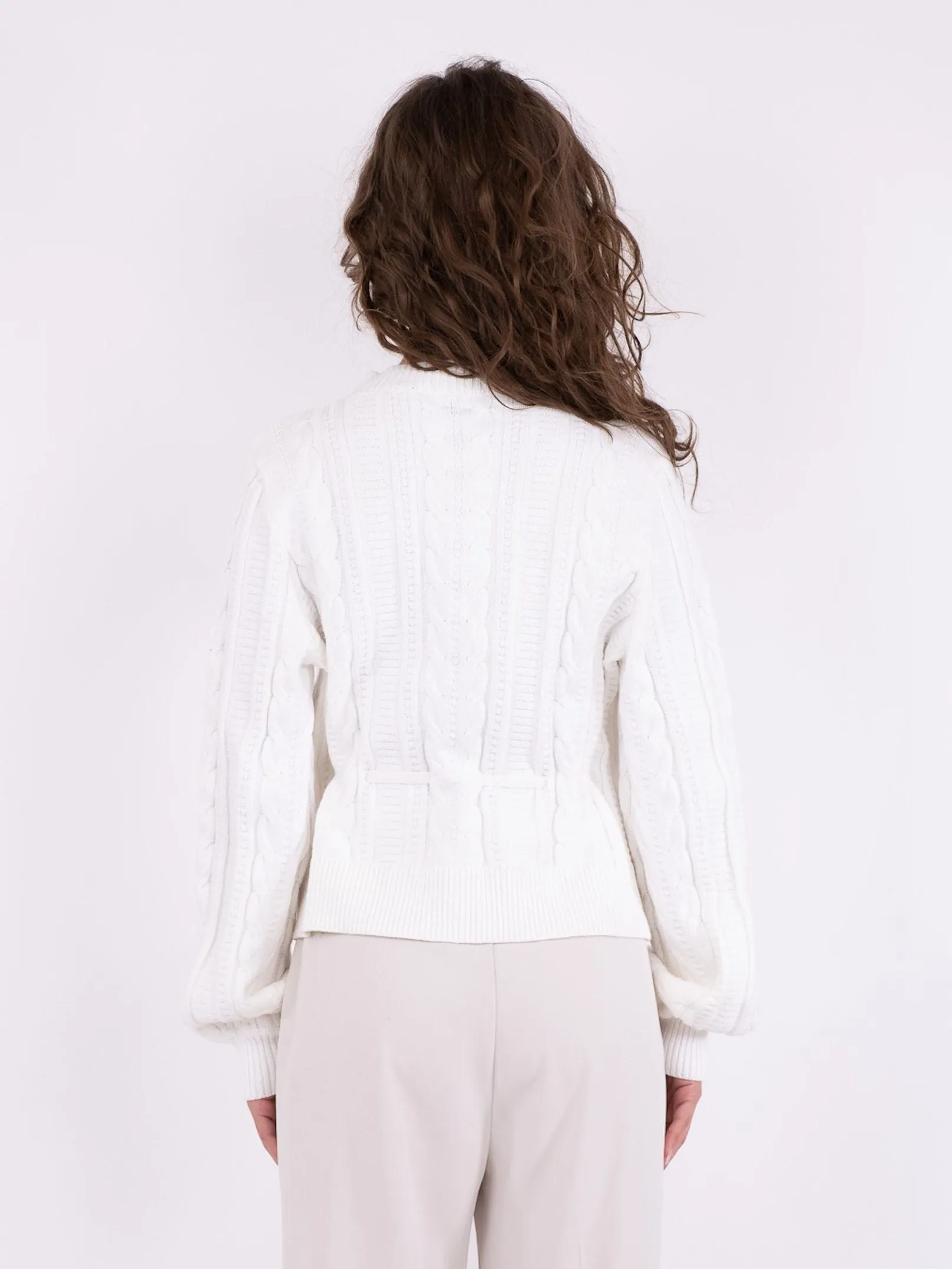 Molina Knit Cardigan - Off White