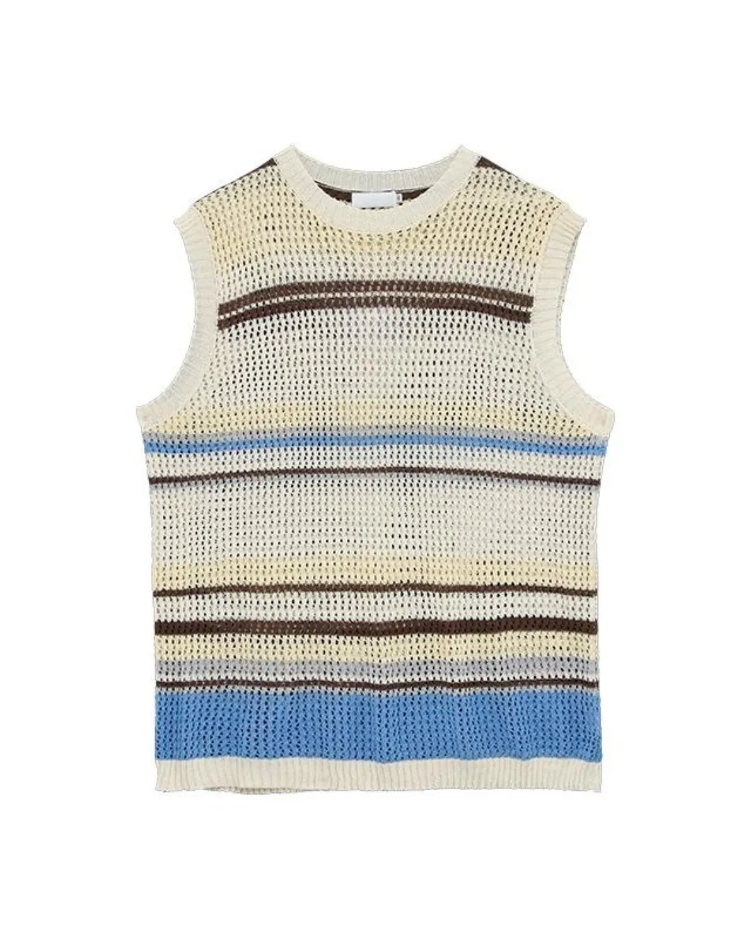 Multi Border Knit Vest CBJ0071