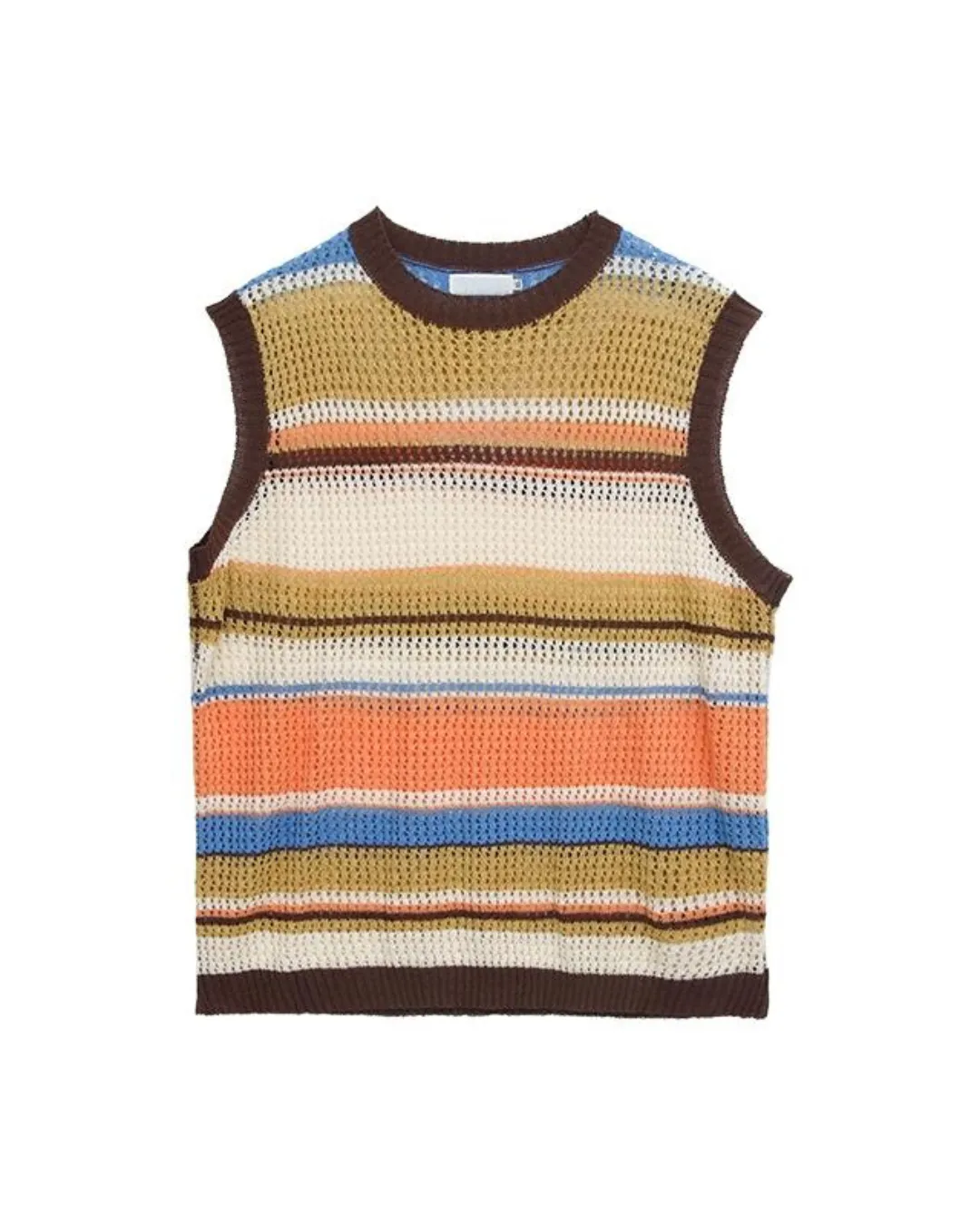 Multi Border Knit Vest CBJ0071