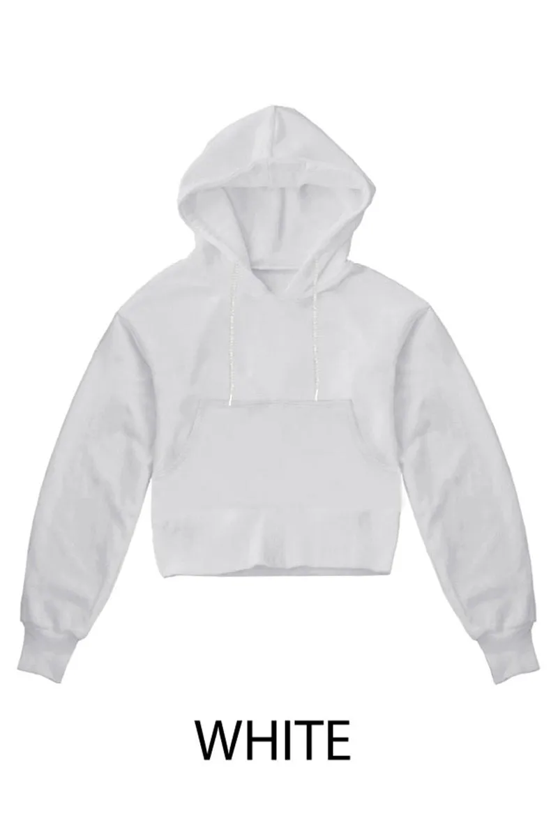 NEWMAN KIDS White Pullover Sweatshirt with Hoodie