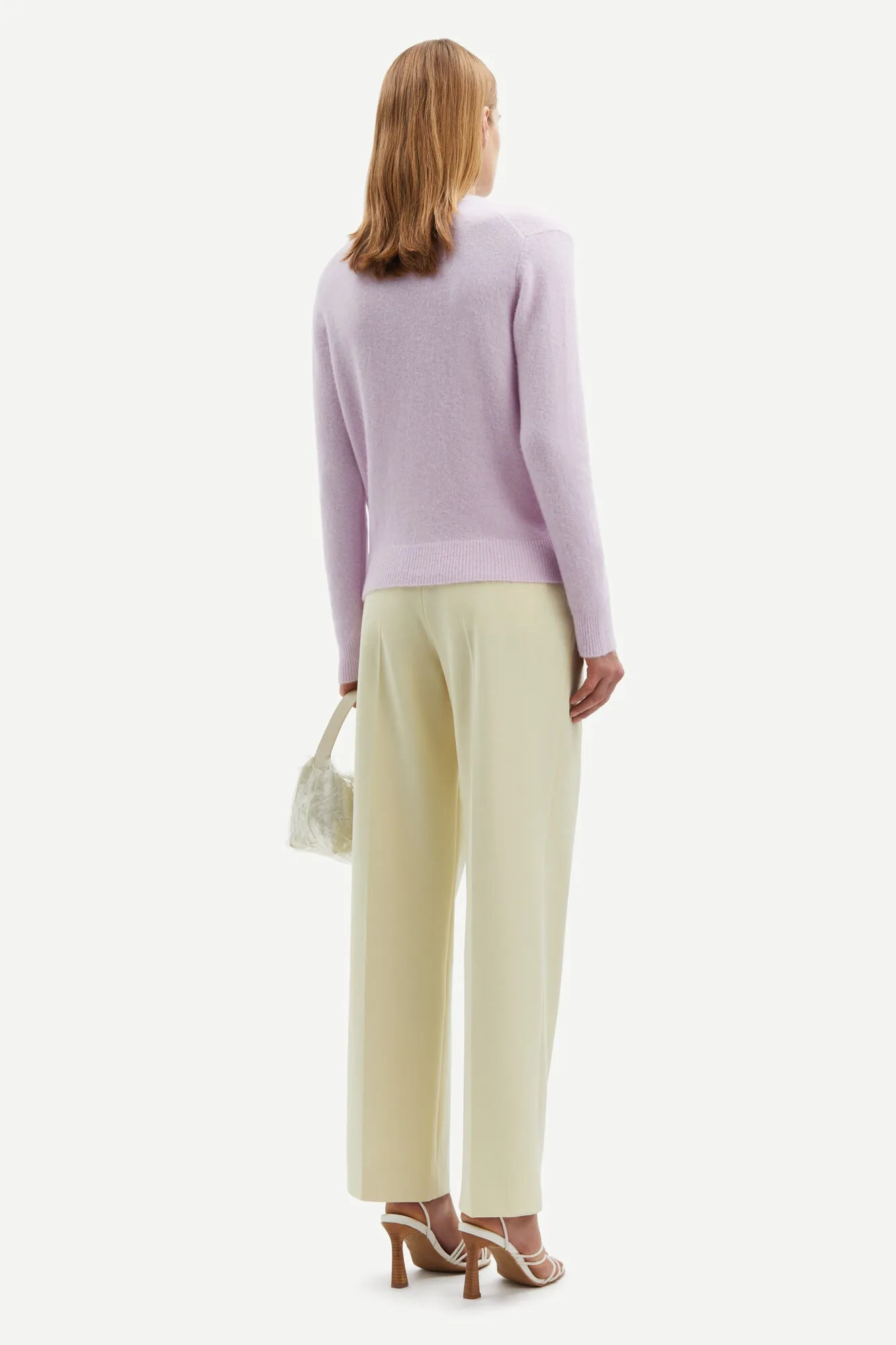 Nor Short Cardigan - Lilac Snow