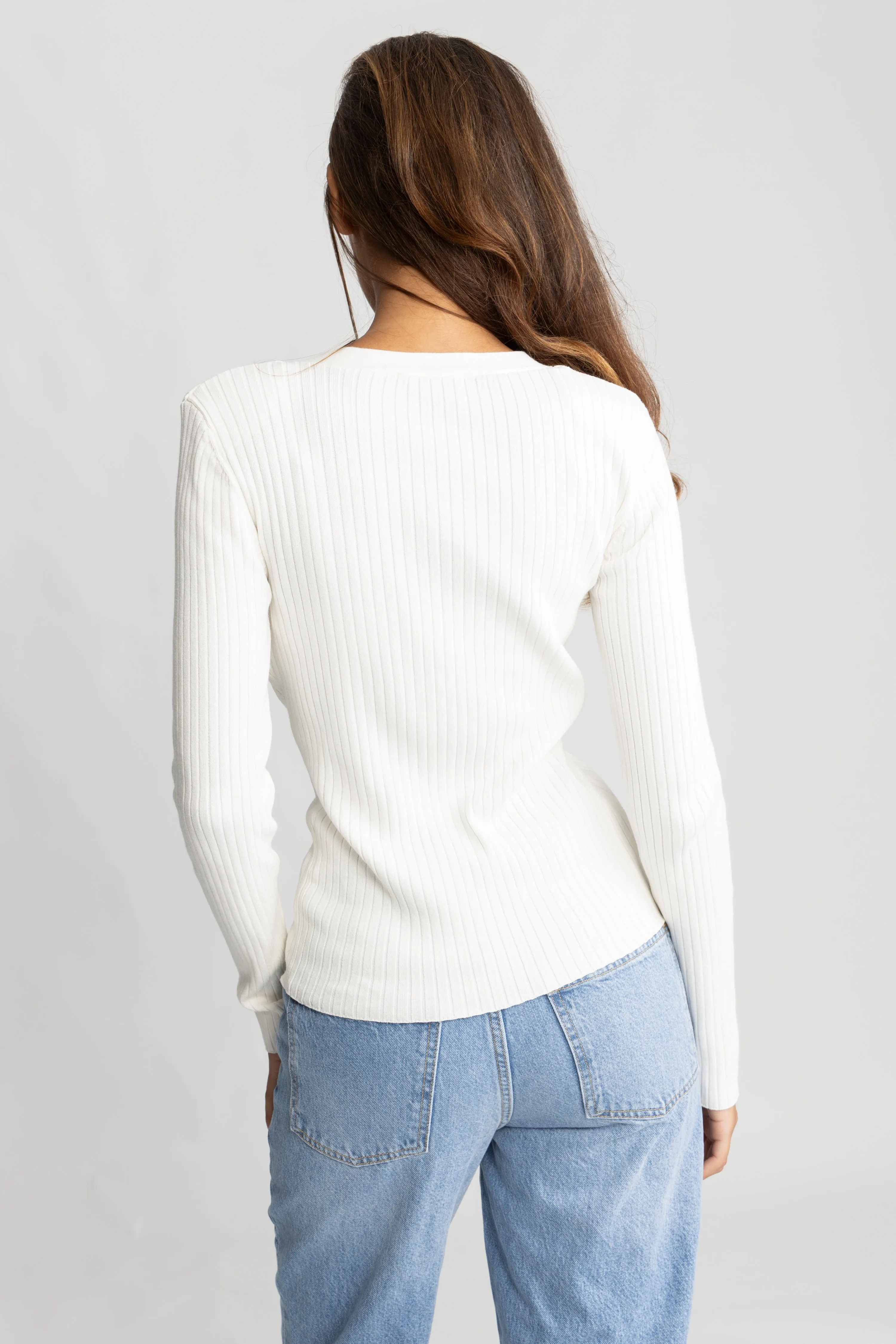 Norhild Knit Cardigan - Creme