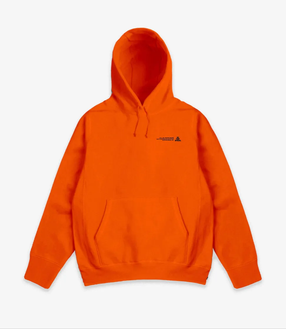 Nothin’ Special Graphic Archive Pullover Hoodie Orange