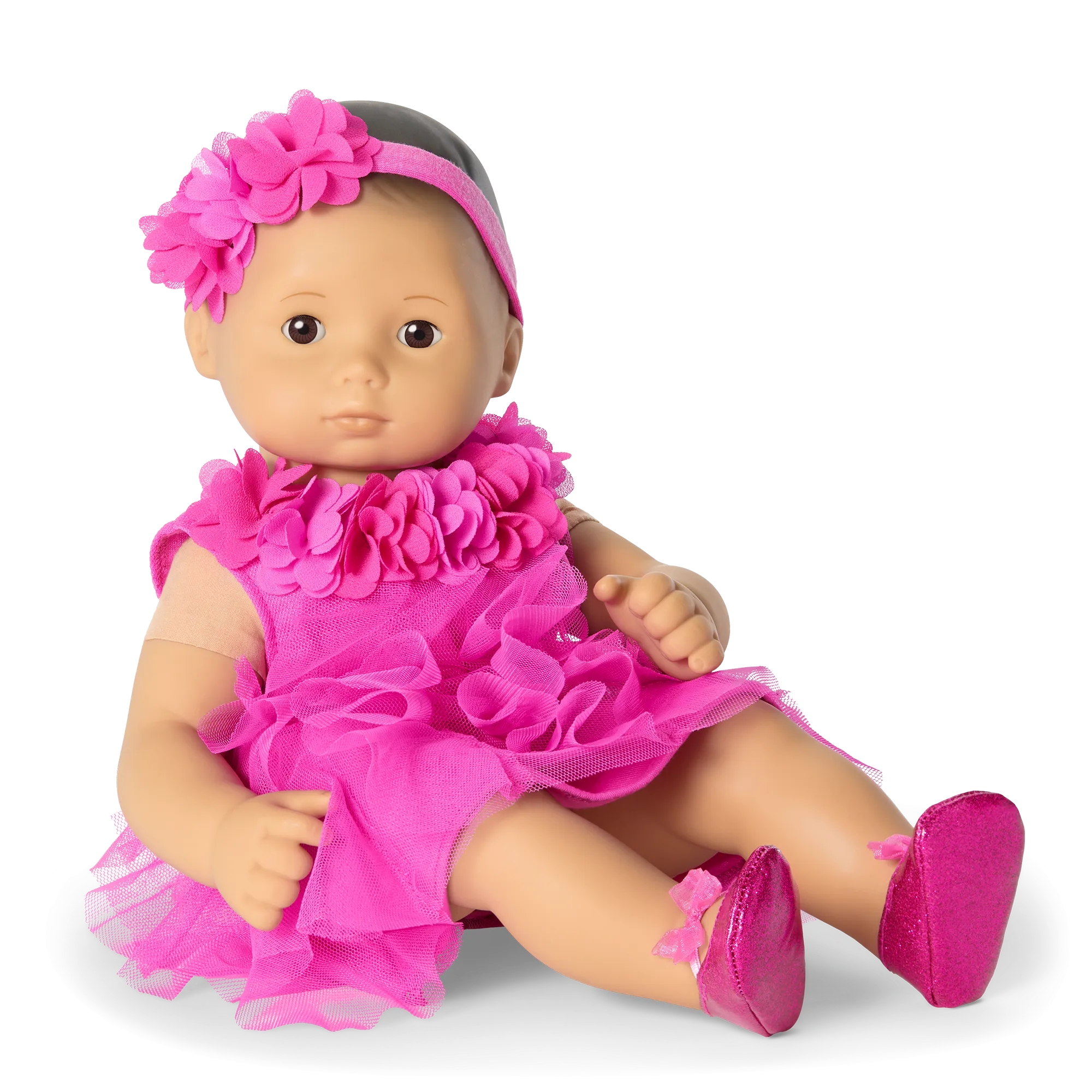 Party-Pink Birthday Dresses for Little Girls & Bitty Baby® Dolls