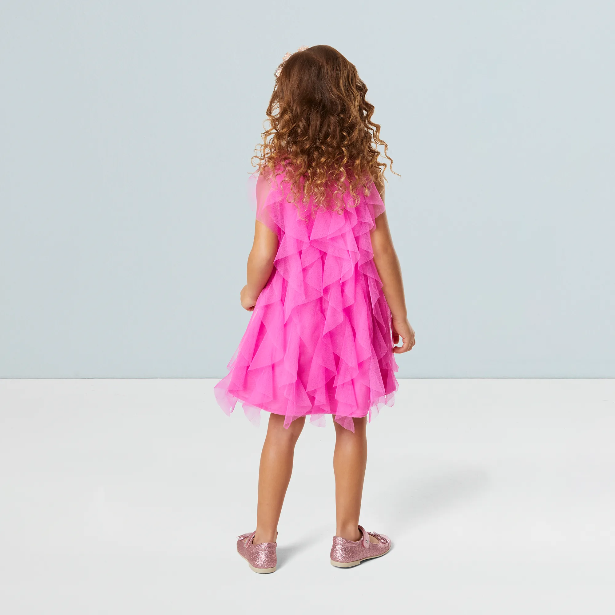 Party-Pink Birthday Dresses for Little Girls & Bitty Baby® Dolls