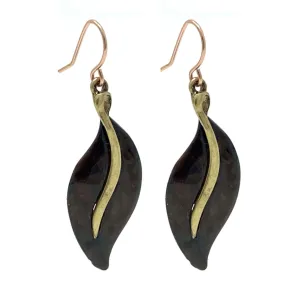 Patina Gold Leaf Earrings