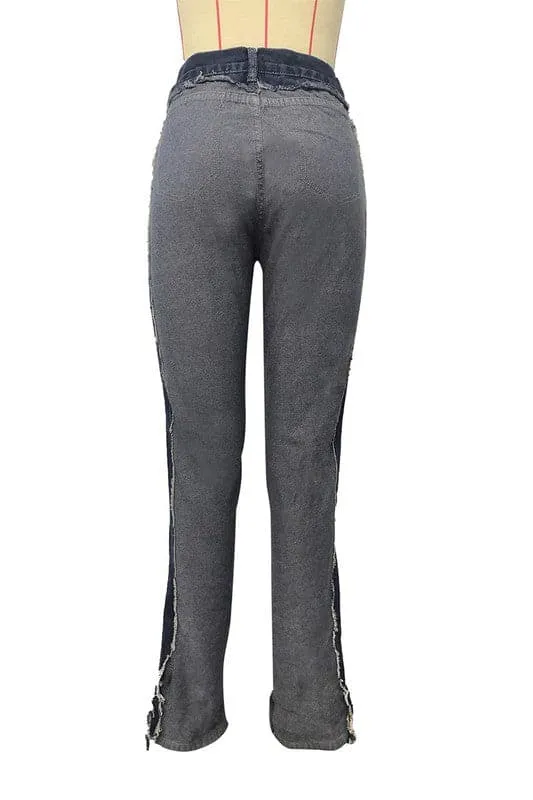 PT696 Slim Fit Ripped Jeans