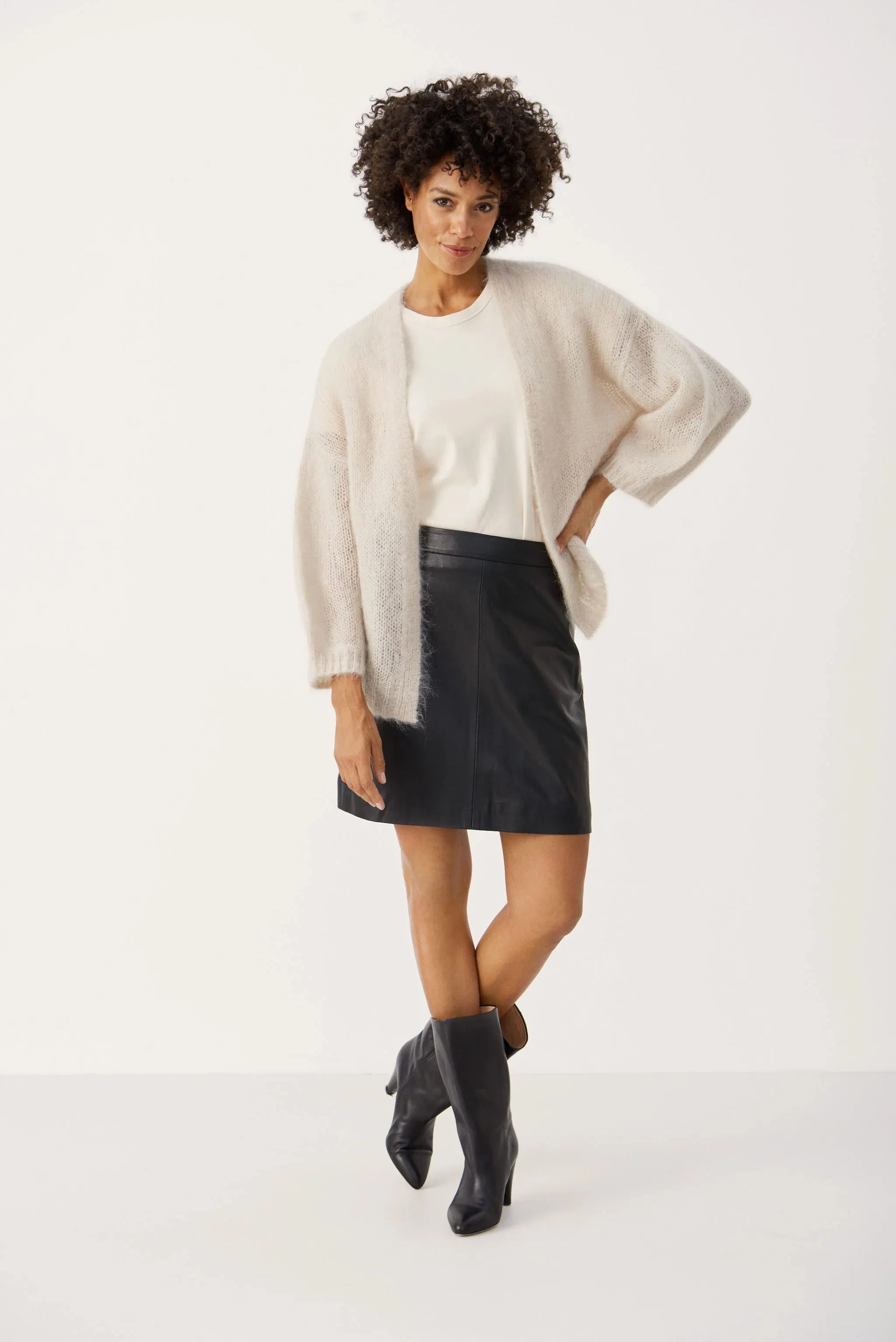 Rastinapw Cardigan - Whitecap Gray