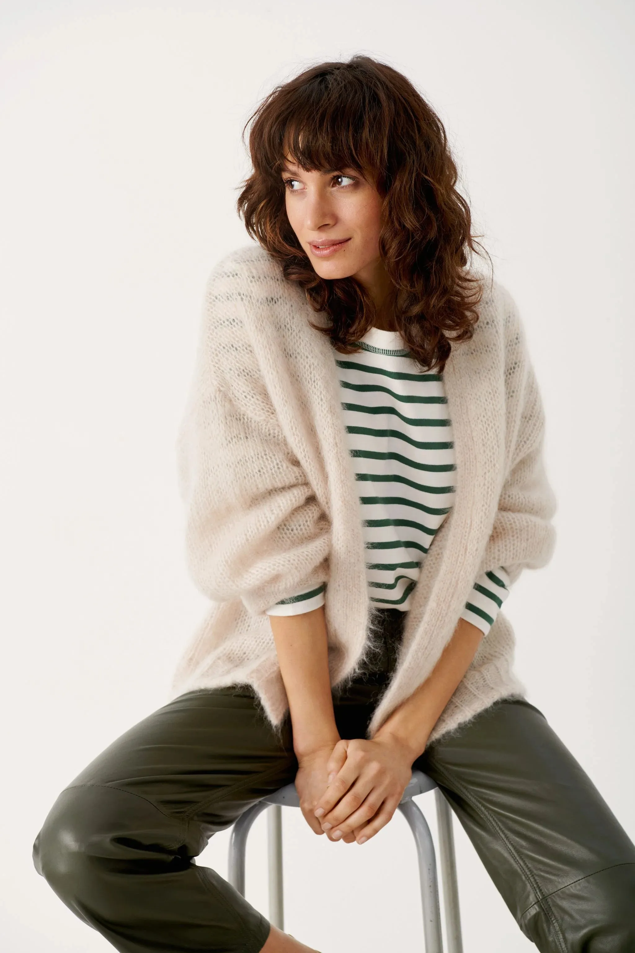 Rastinapw Cardigan - Whitecap Gray