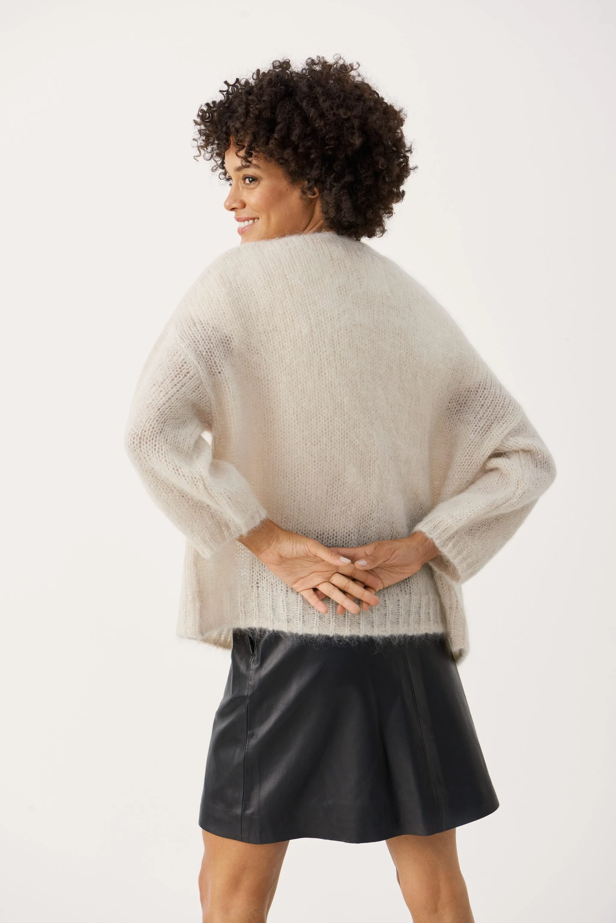 Rastinapw Cardigan - Whitecap Gray