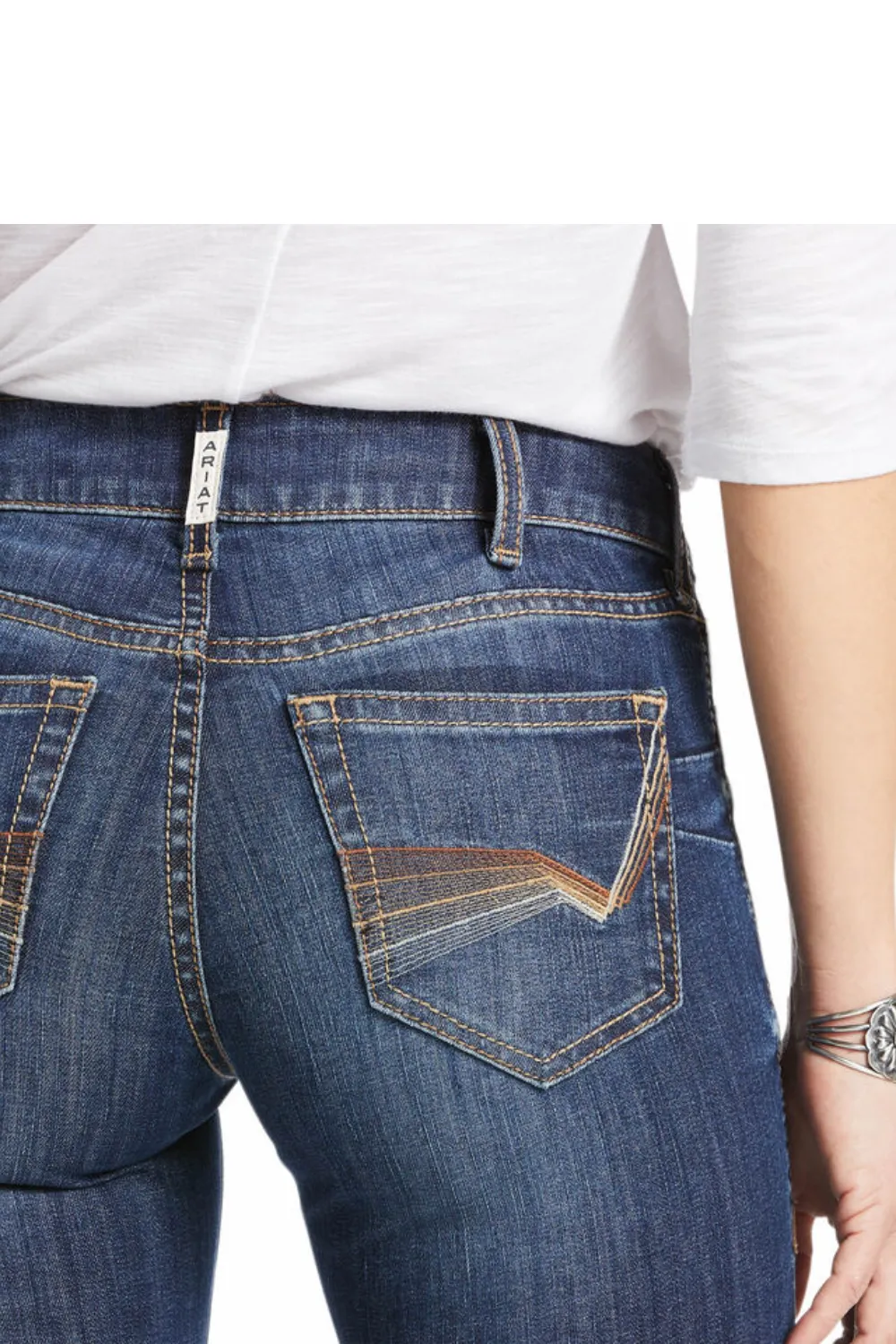 R.E.A.L. Perfect Rise Analise Stackable Straight Leg Jean