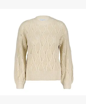 Red Button Swirl Sweater