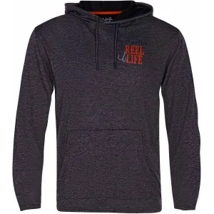 Reel Life Destin Heathered Pullover Hoodie - Anthracite