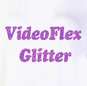 Siser VideoFlex Glitter 19.66" x 12" Sheet (Clearance) -50% Off-
