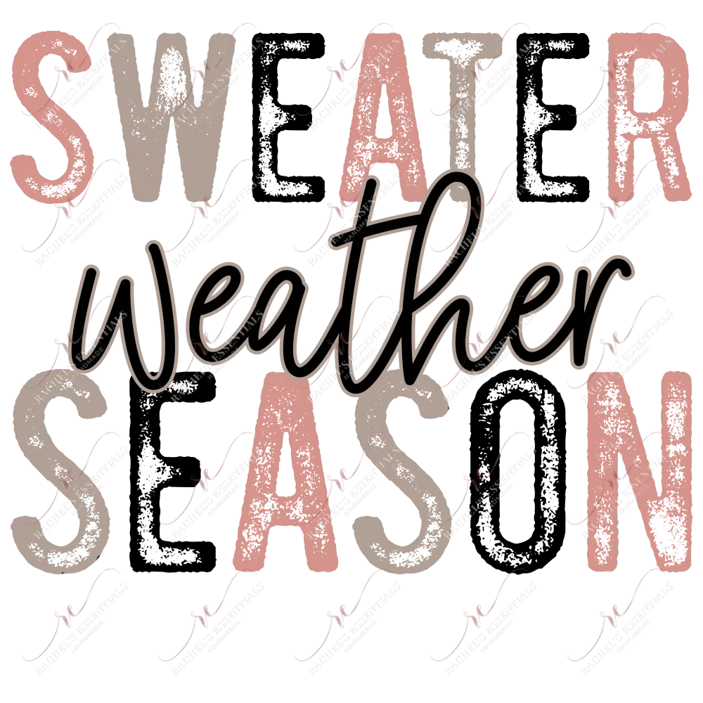 Sweater weather season - htv transfer