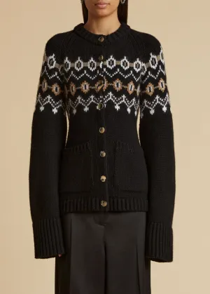 The Suzette Cardigan in Black