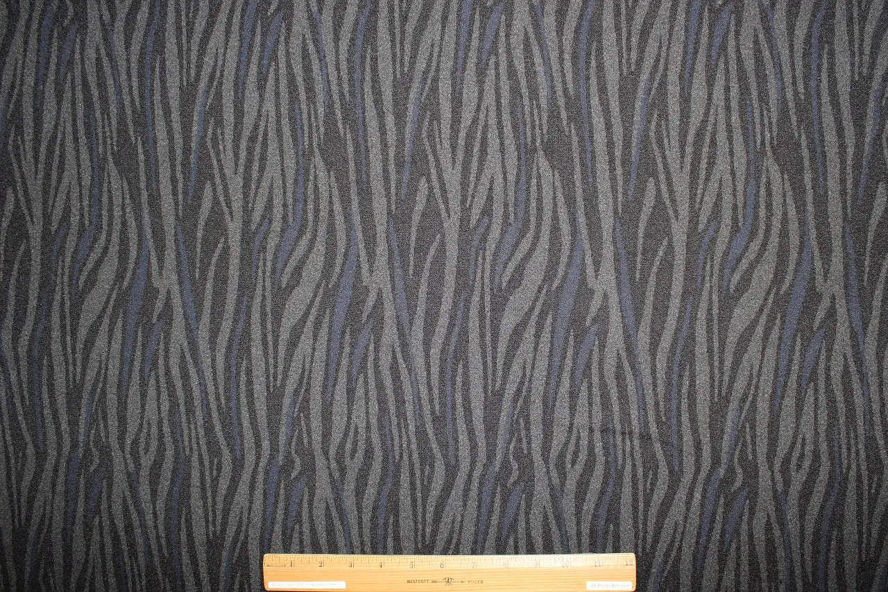 Tiger Tiger Wool Ponte - Black/Gray/Navy