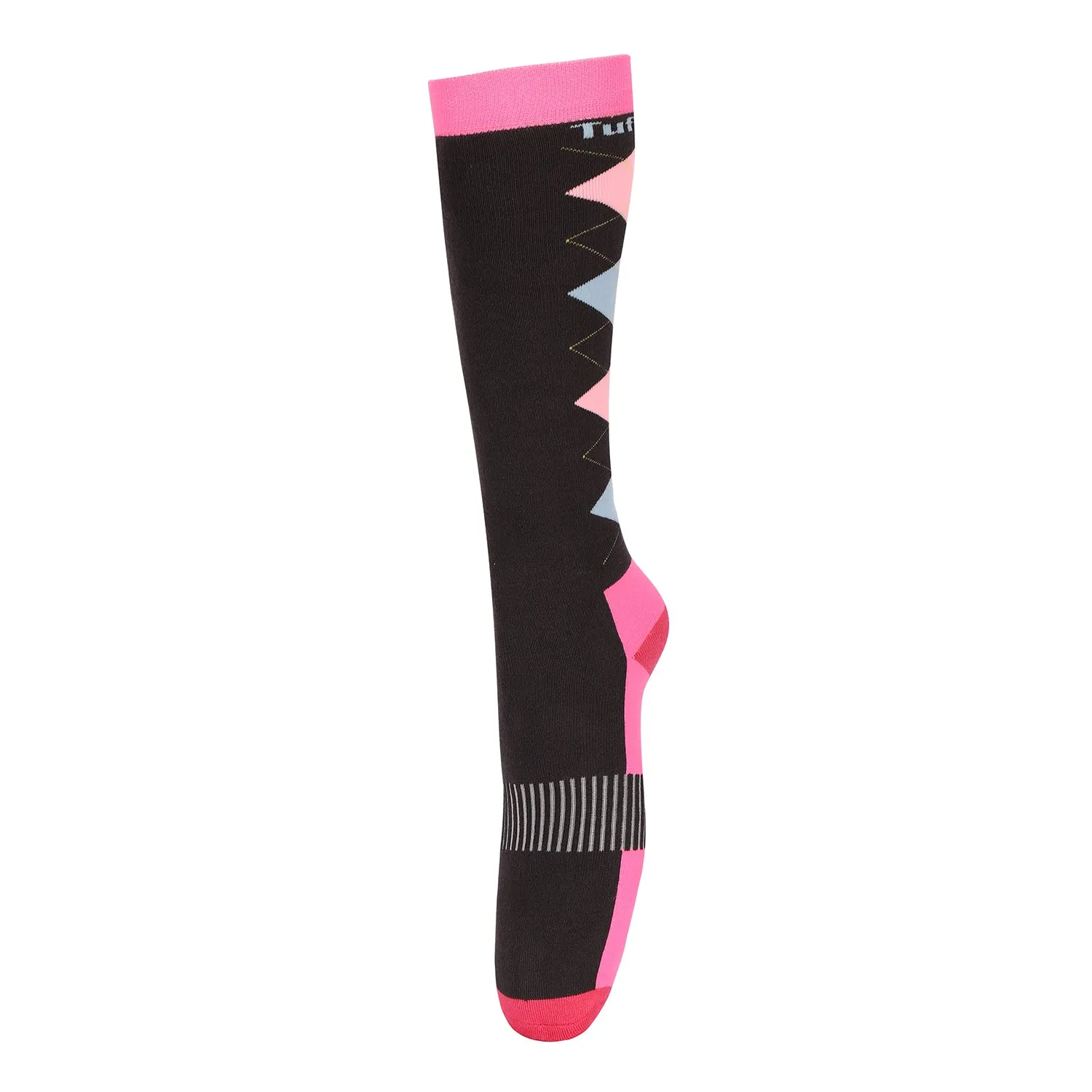 TuffRider NEON WINTER ARGYLE SOCKS