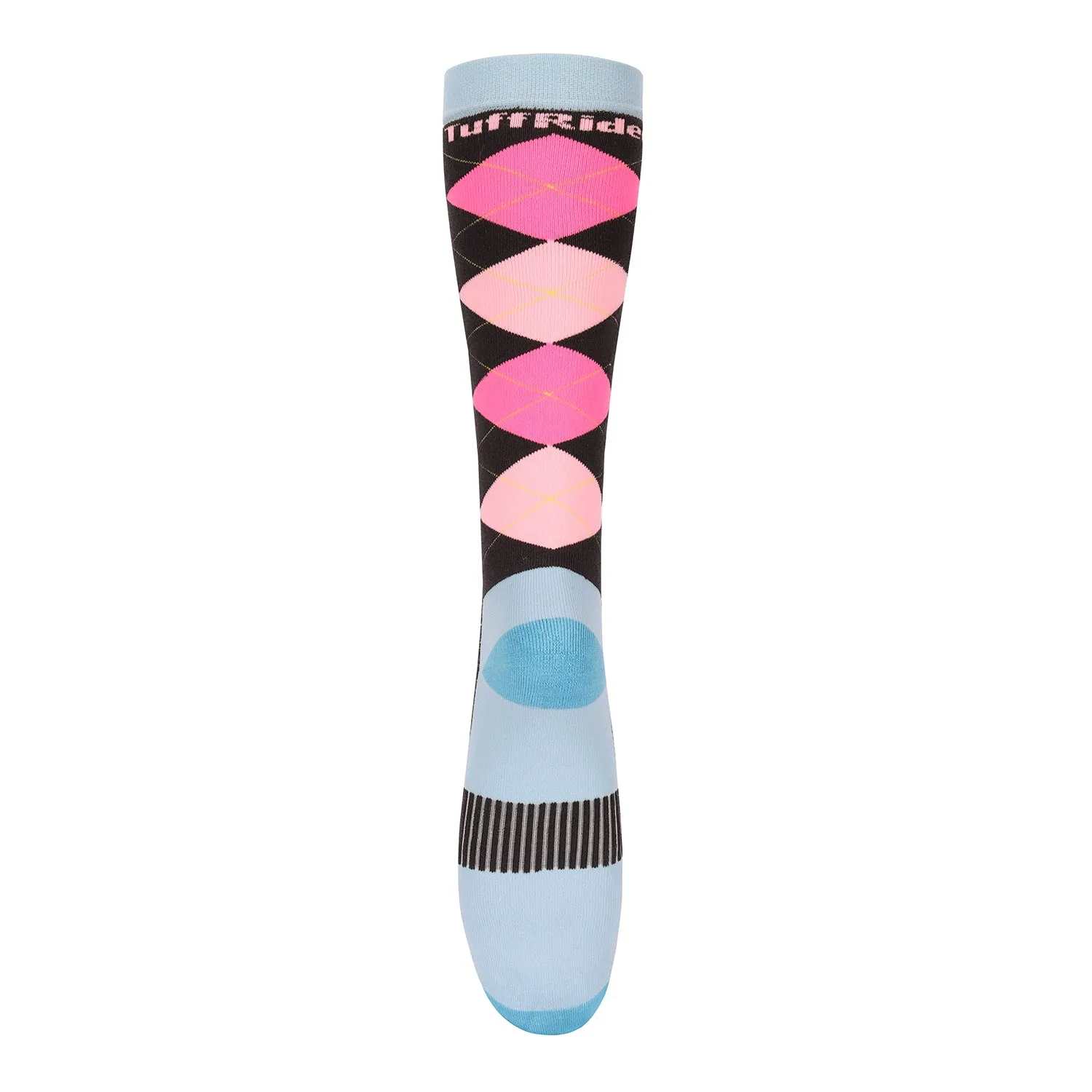 TuffRider NEON WINTER ARGYLE SOCKS