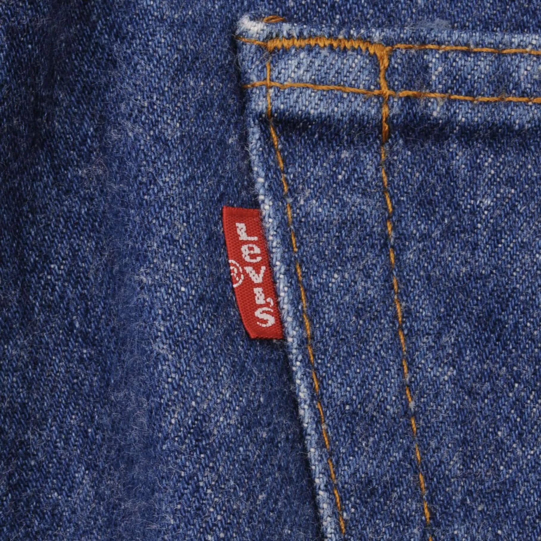 VINTAGE LEVIS 501 JEANS INDIGO 1980S SIZE W42 L30 MADE IN USA