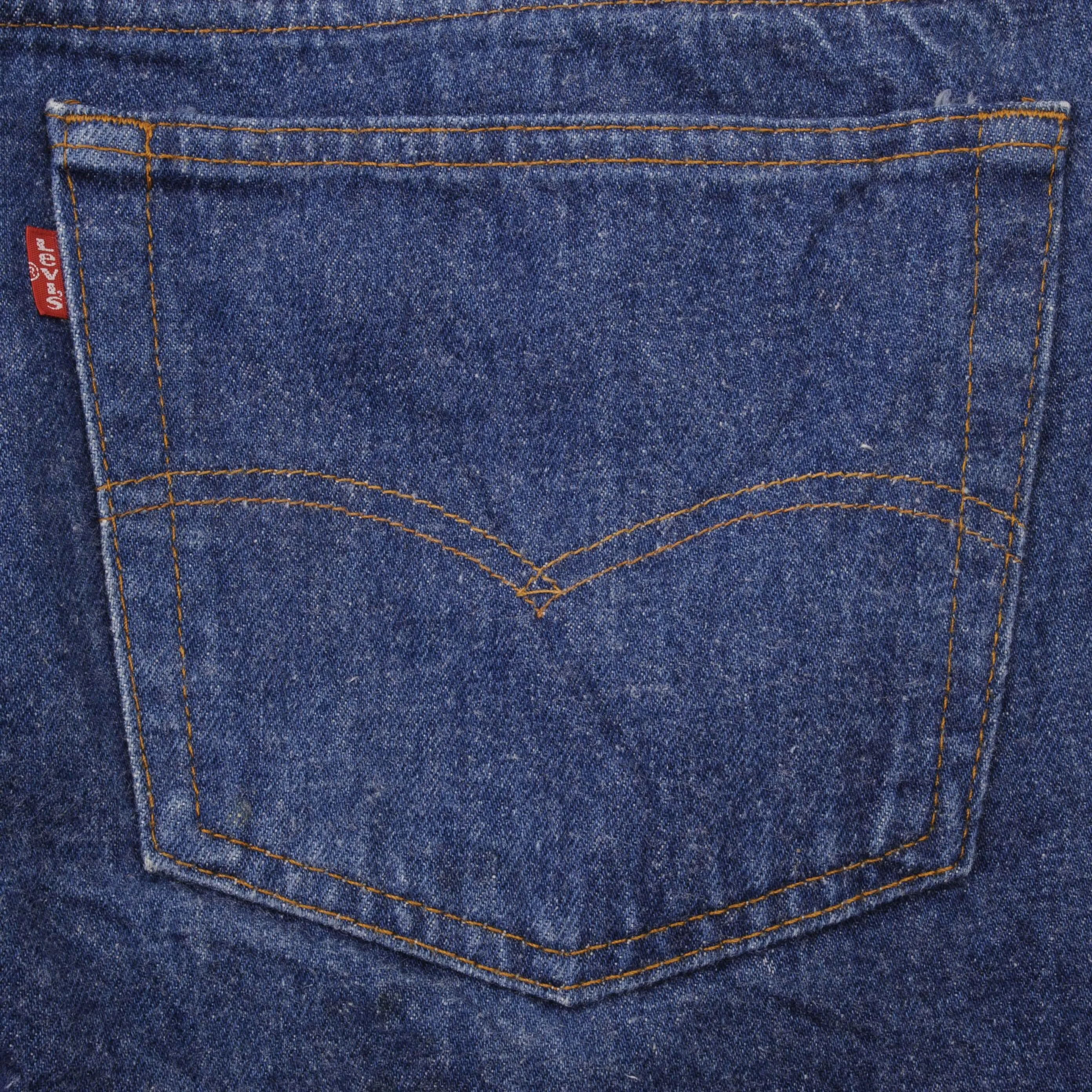 VINTAGE LEVIS 501 JEANS INDIGO 1980S SIZE W42 L30 MADE IN USA