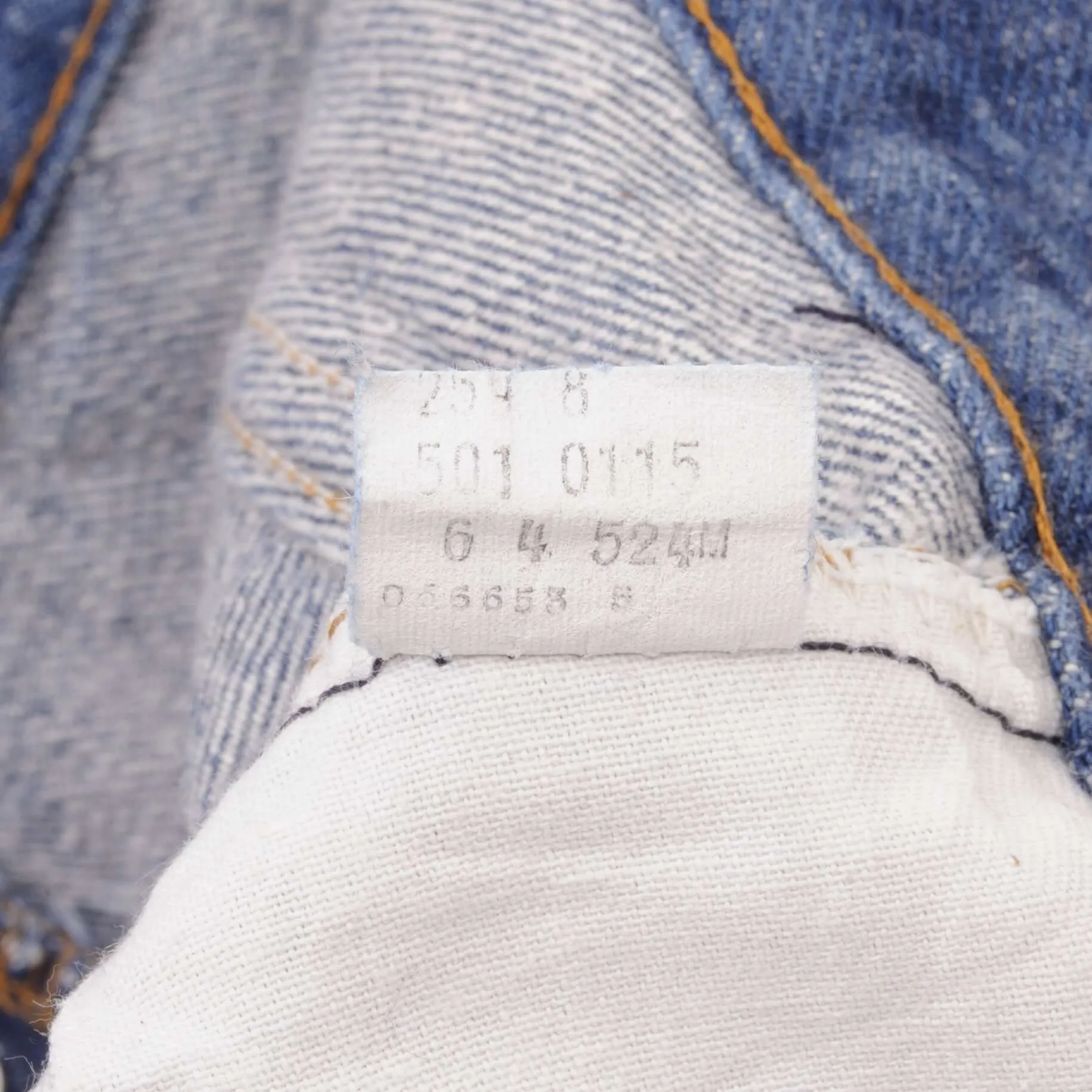 VINTAGE LEVIS 501 JEANS INDIGO 1980S SIZE W42 L30 MADE IN USA
