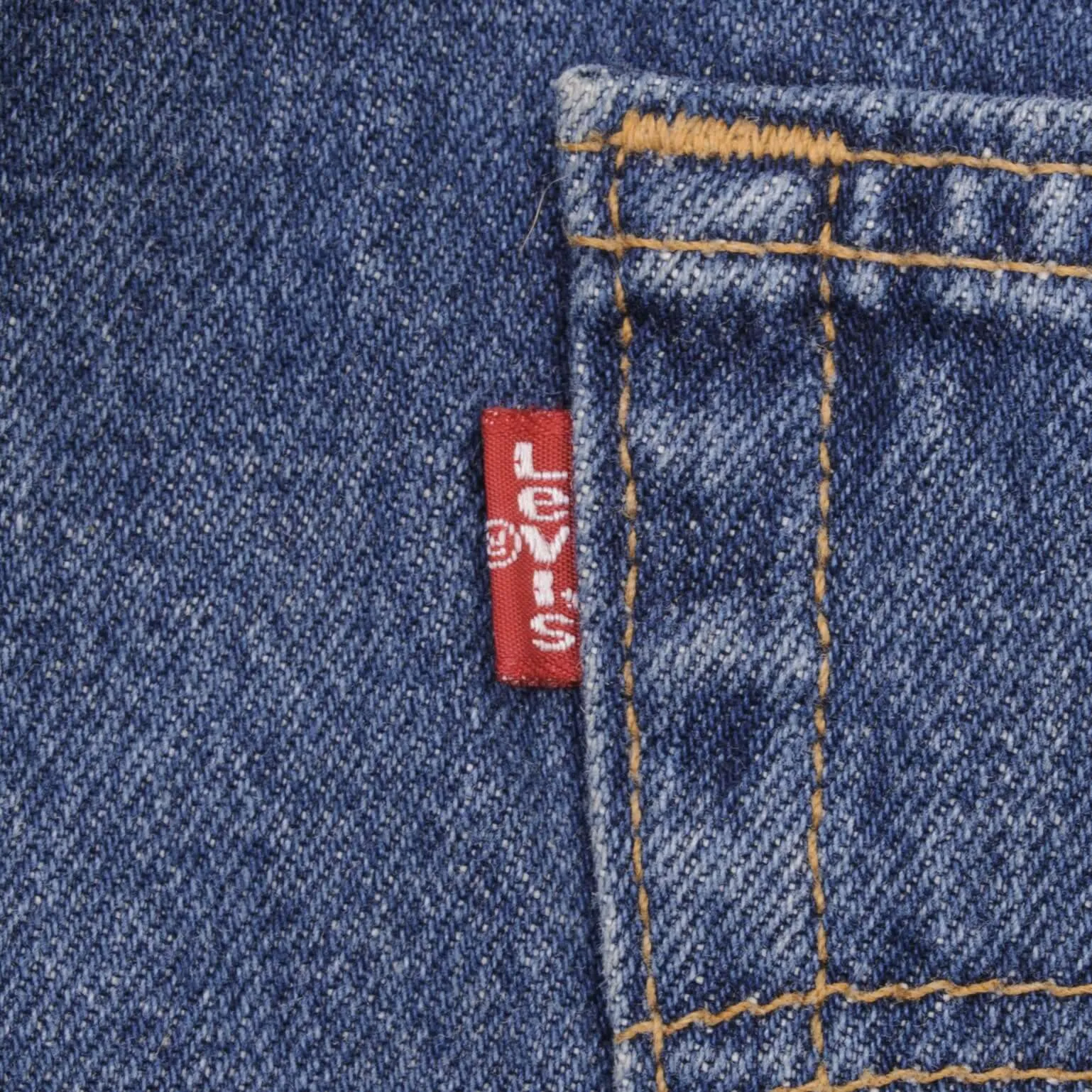 VINTAGE LEVIS 501 JEANS INDIGO 1990S SIZE W35 L31 MADE IN USA