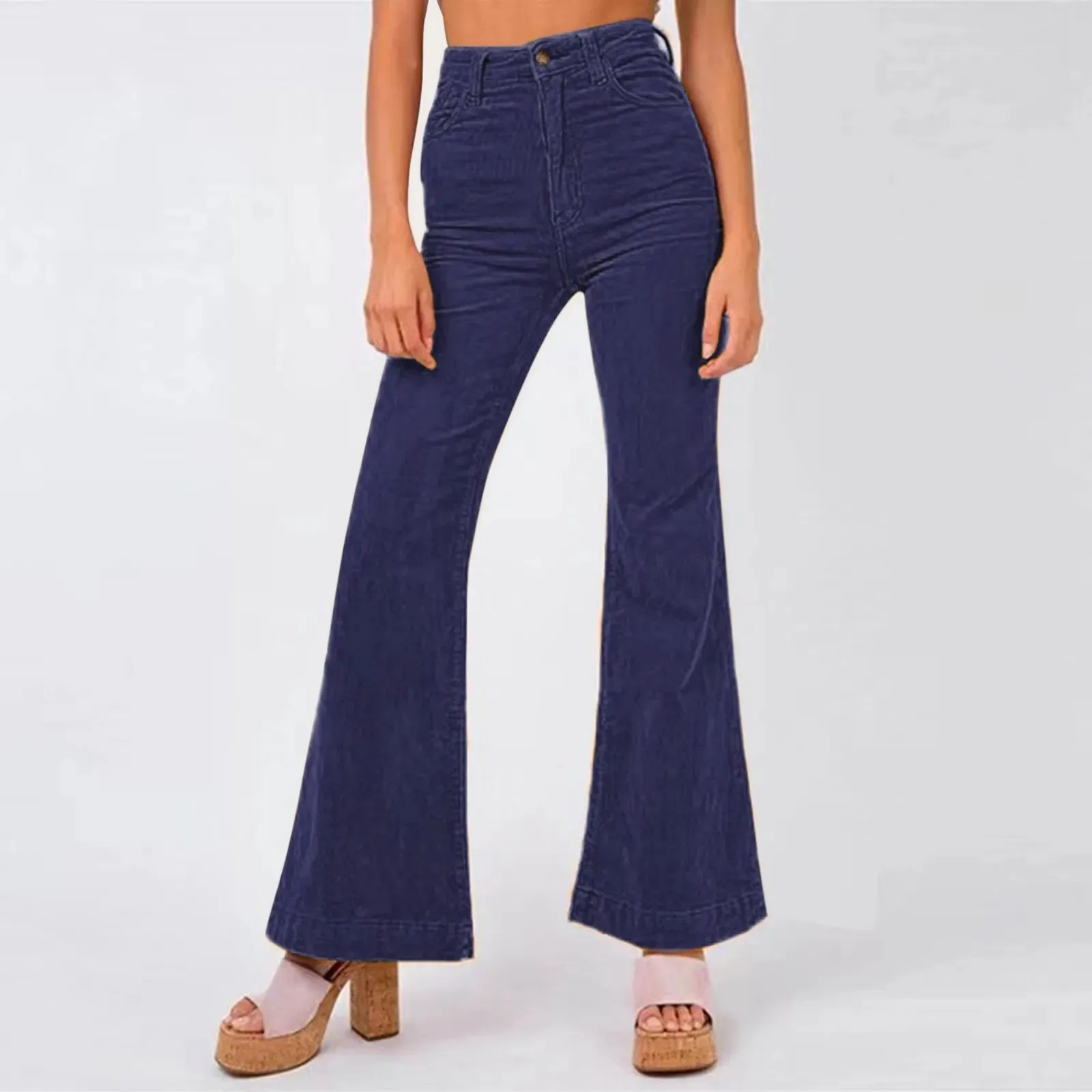 Vintage Ripped High Waist Stretch Casual Jeans