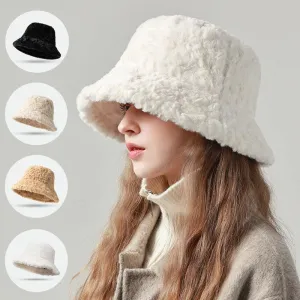 Warm Lambswool Fisherman Hat for Women