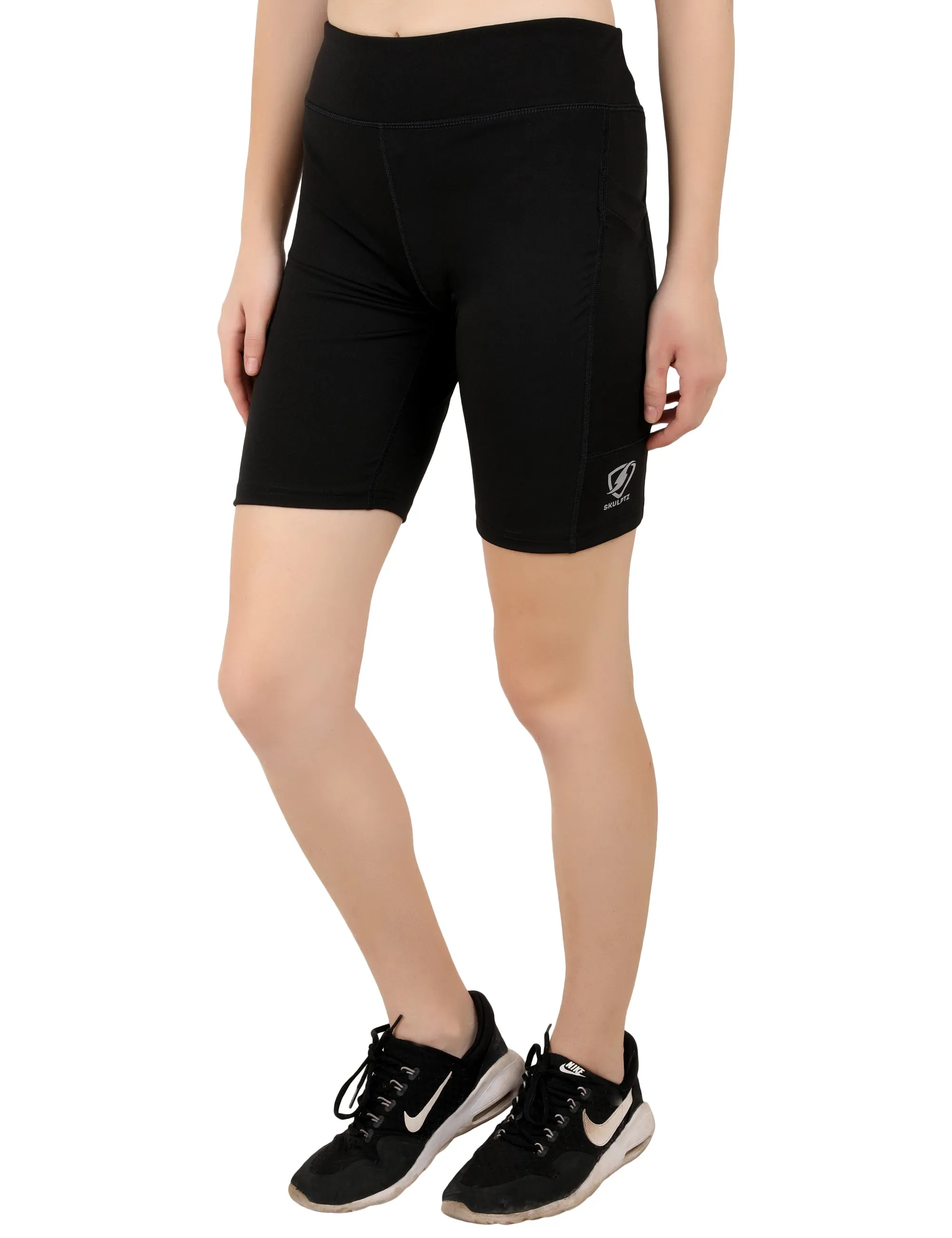 Womens Lit Shorts Black