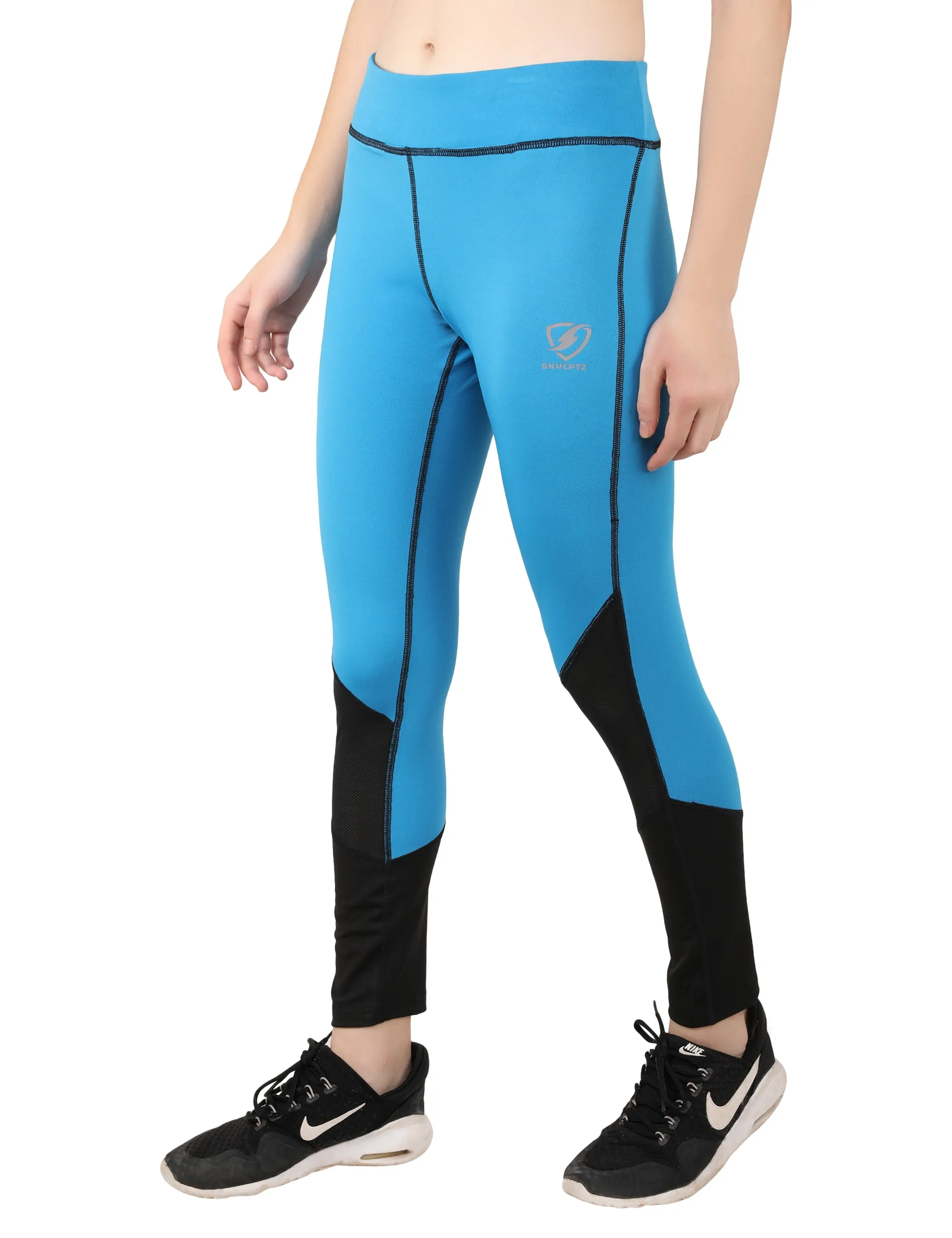 Womens Lumos Tights Blue
