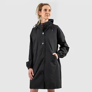 Women's Stylish Waterproof Rain Coat with Hood | Ideal for Autumn/Winter