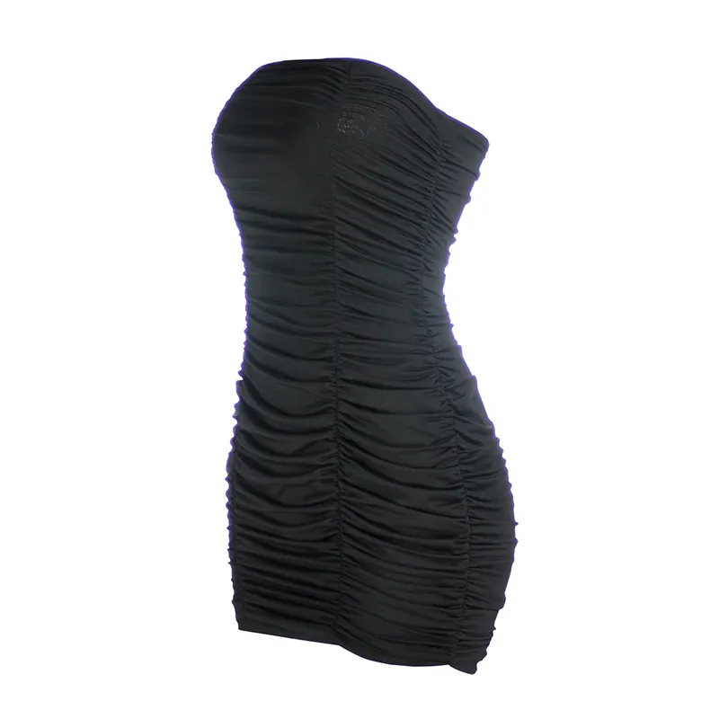 Women's Summer Mini Strapless Sheath Dress