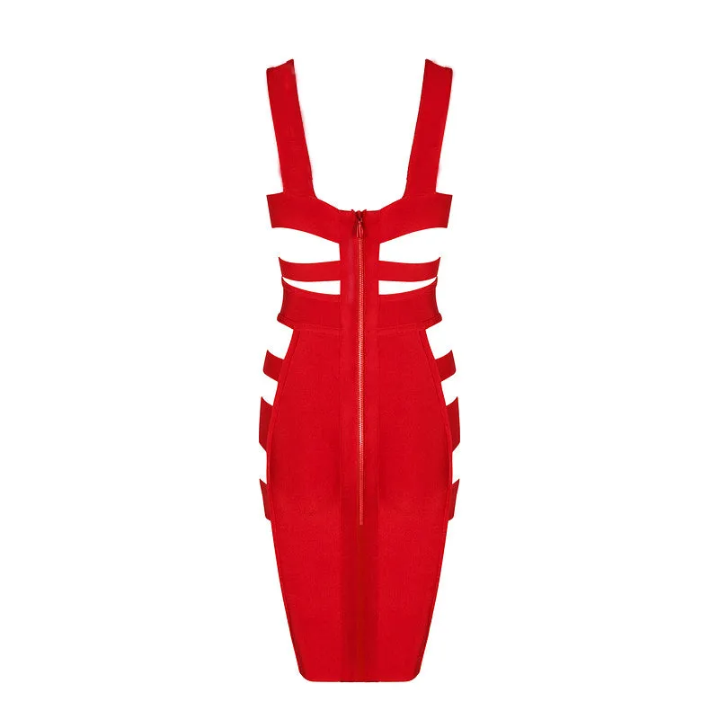 Women's Summer Sheath Rayon Stretchy V-Neck Dress
