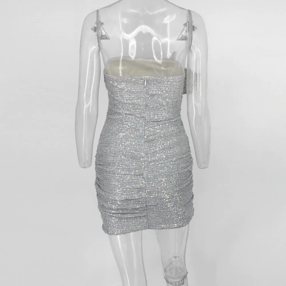 Women's Summer Sheath Short Dress With Ruffles