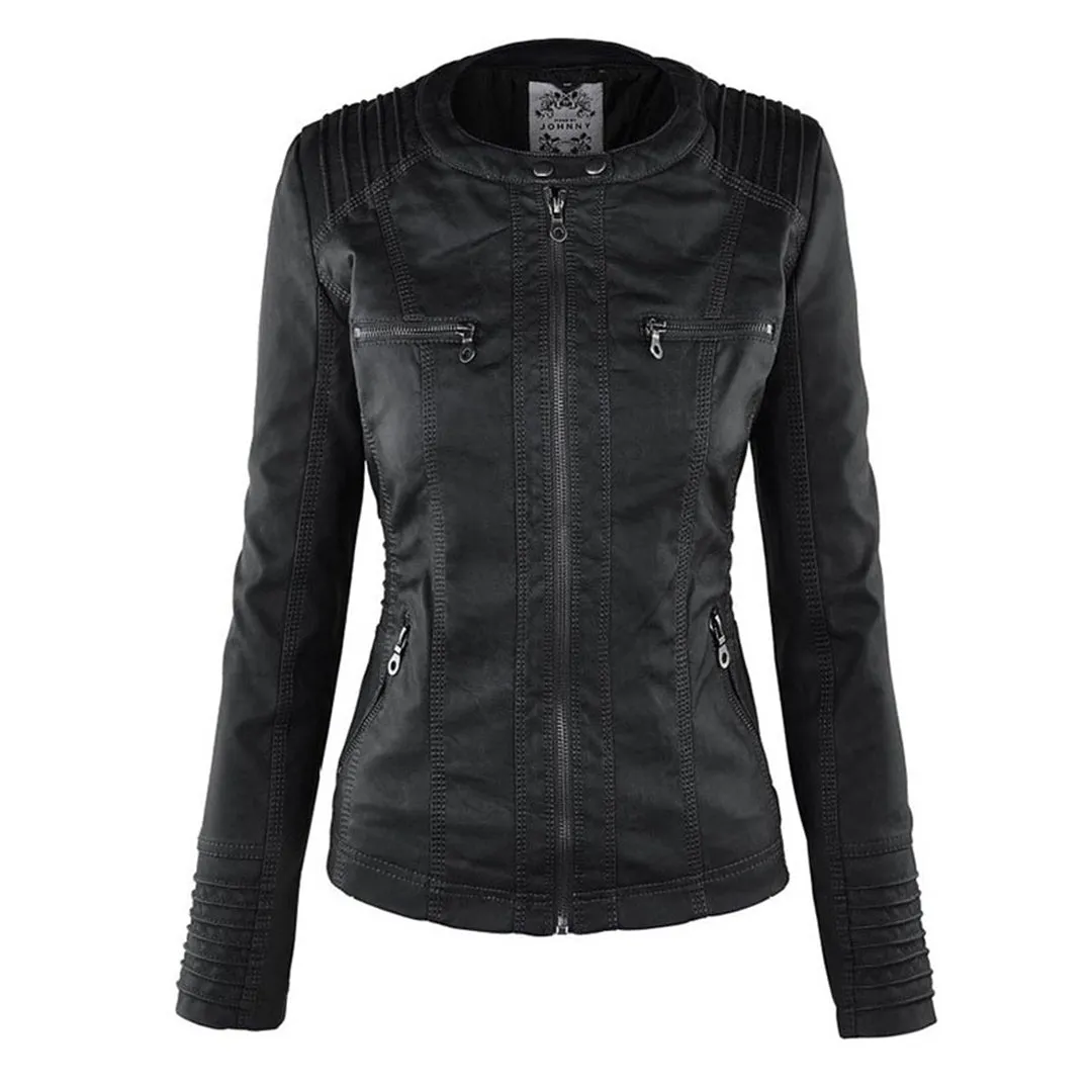 Women's Trendy Hooded Winter Jacket with Zipper and Pockets | Ideal for Autumn/Winter