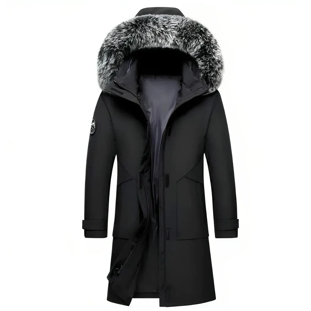 women's winter coat with fur hood
