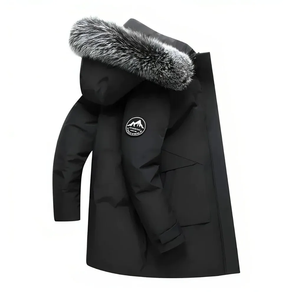 women's winter coat with fur hood
